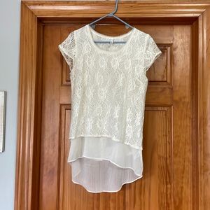 Studio Y Lace Shirt (Maurice’s)